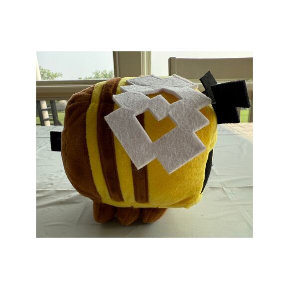 Minecraft Bee Plush Pillow Buddy - 8" Yellow Soft Toy NWT - Picture 3 of 8